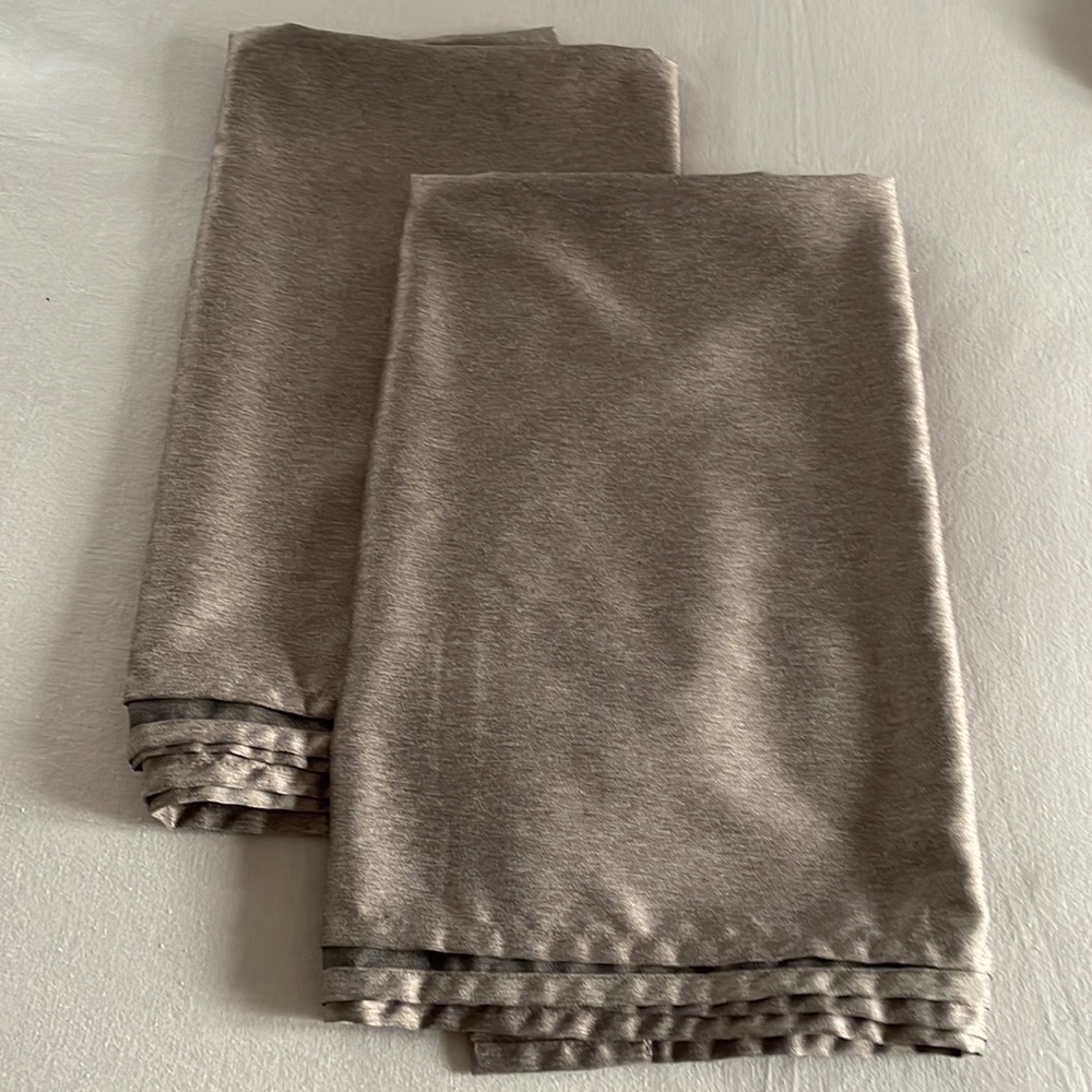 Curtain Panels. 36x84. Two total. Neutral color. Rod Pocket Tops